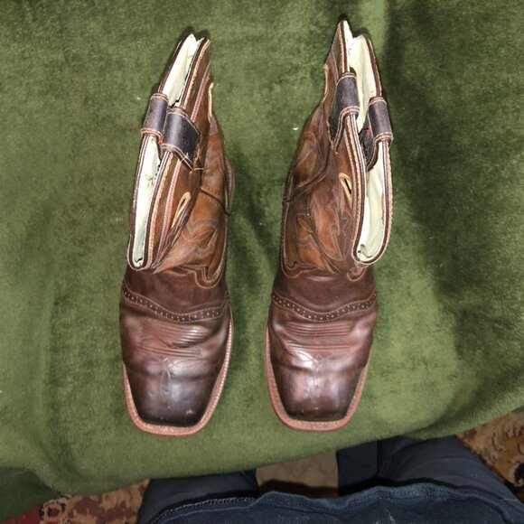 Double-H Antonio DH6134 13" Brown Leather Composite Toe Work Boots Men 9½ 2E EH - Picture 7 of 16